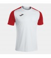 CAMISETA MANGA CORTA ACADEMY IV BLANCO ROJO